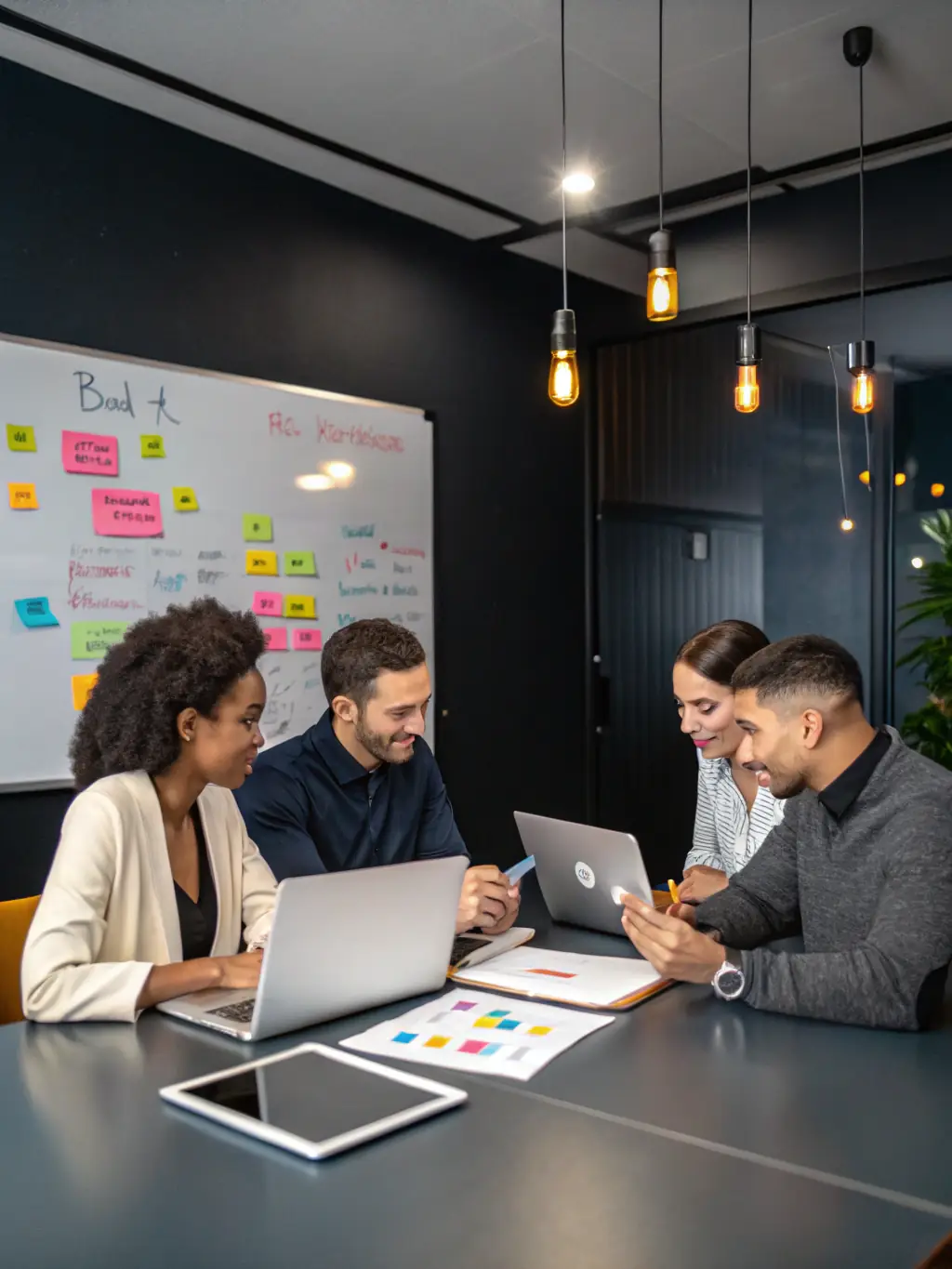 A collaborative session where AGCLA members are sharing insights and strategies for improving their business operations and financial stability.